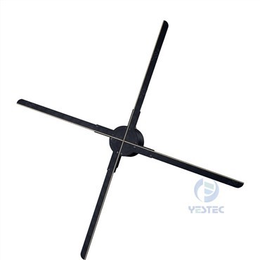 3D hologrammi tuuletin 4 terä